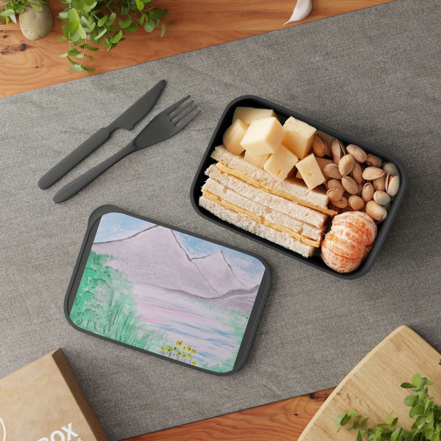 Moving Mountains| Eco-Friendly Lunch Container with Utensils