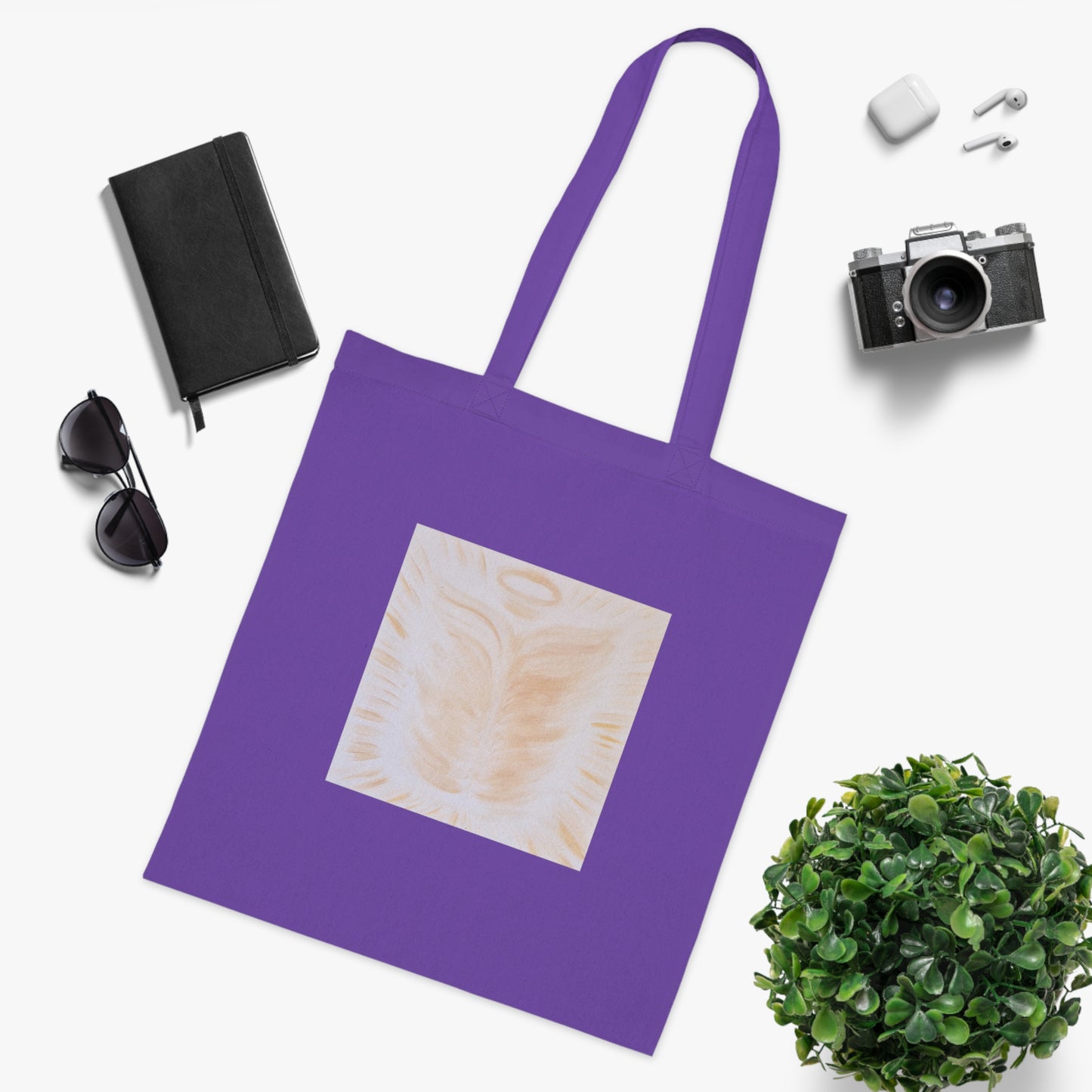 Golden Body of Christ Cotton Tote Bag