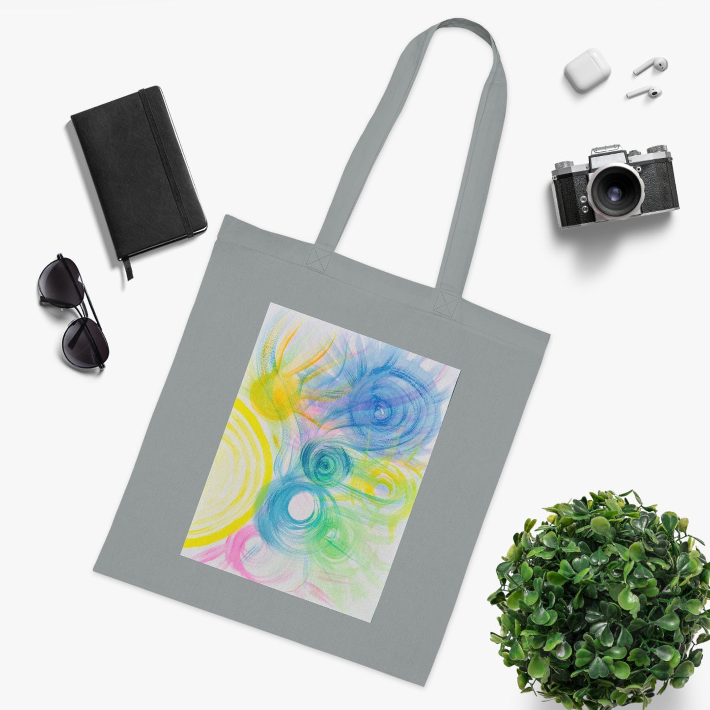 Celestial Heavenly Sounds Cotton Tote Bag