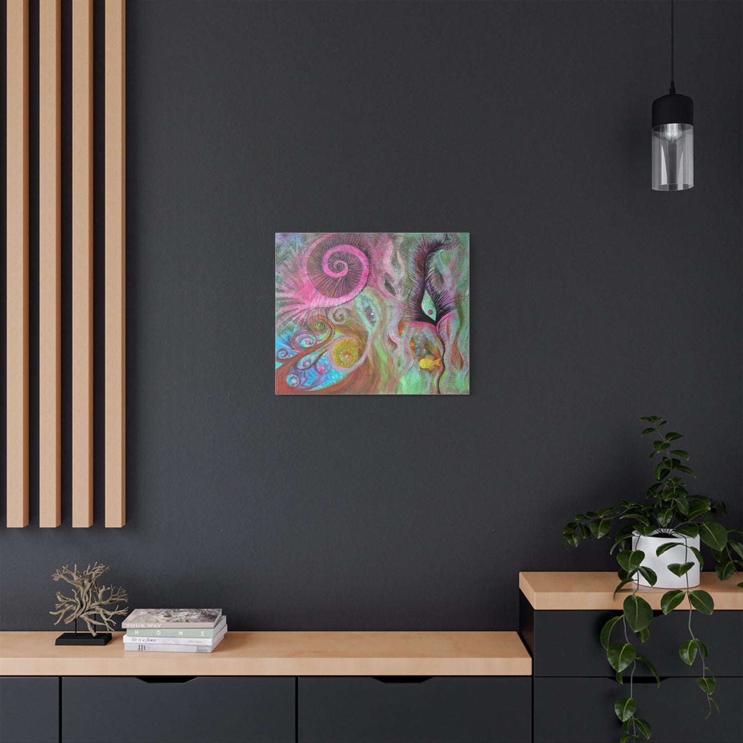 Feminine Freedom Satin Canvas 24" x 20"
