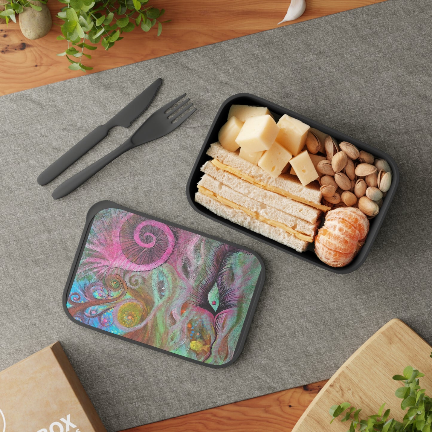 Feminine Freedom | Eco-Friendly Lunch Container with Utensils