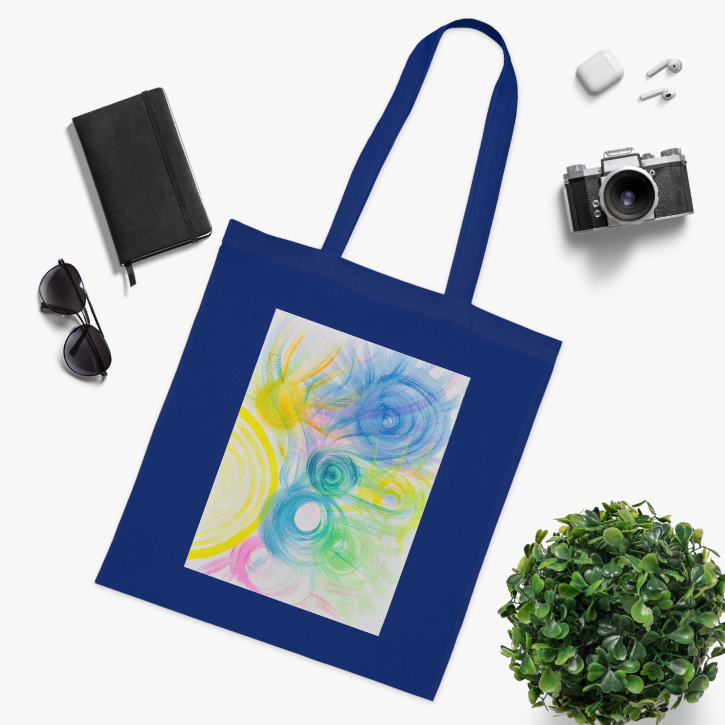 Celestial Heavenly Sounds Cotton Tote Bag