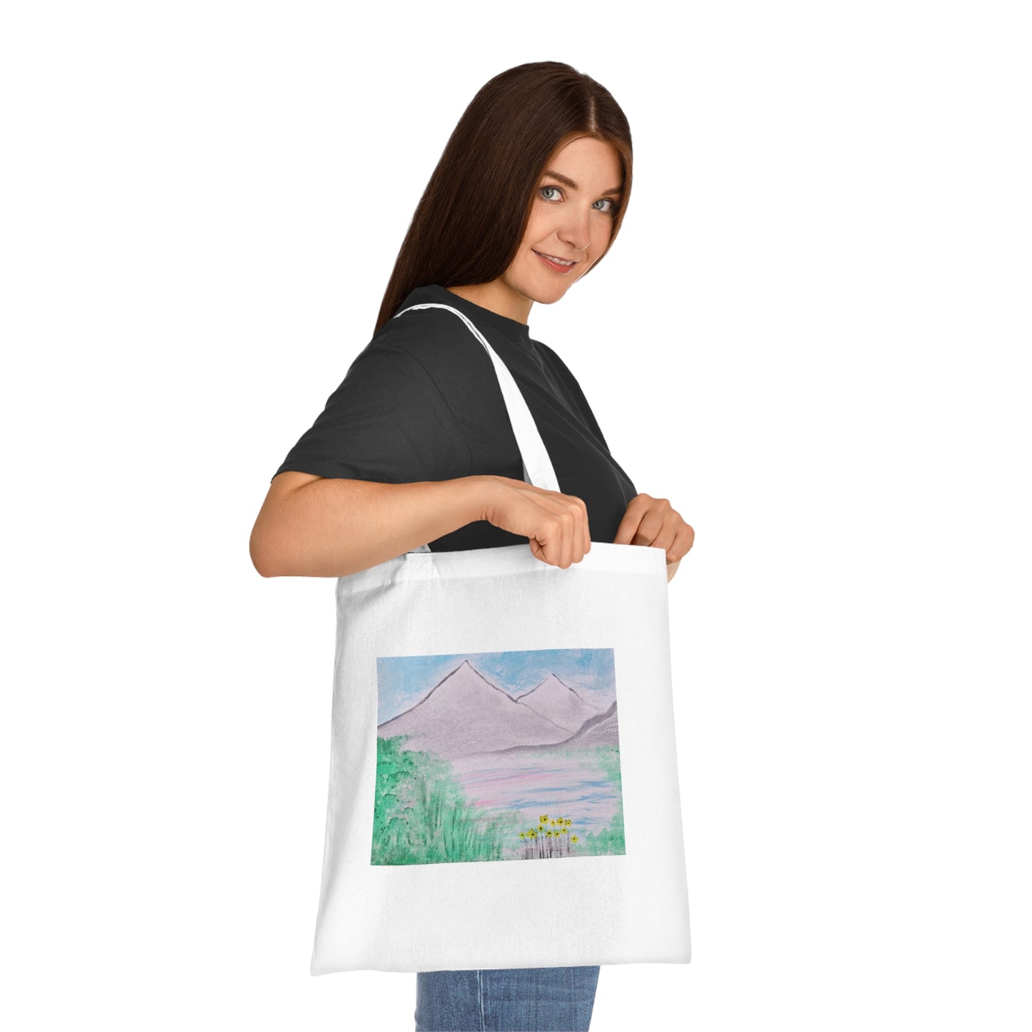 Moving Mountains Cotton Tote Bag