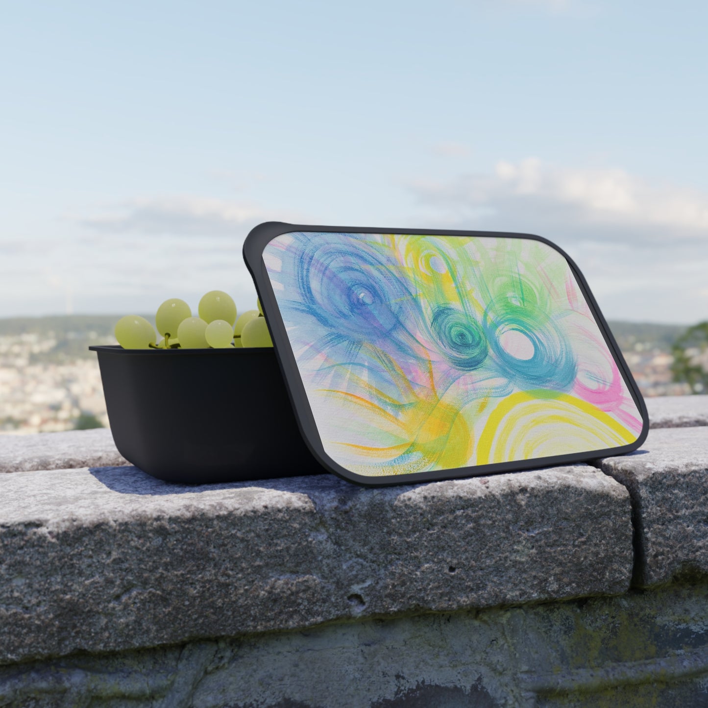 Celestial Heavenly Sounds | Eco-Friendly Lunch Container with Utensils