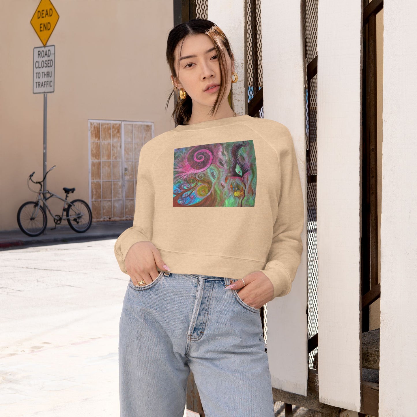Feminine Freedom Cropped Fleece