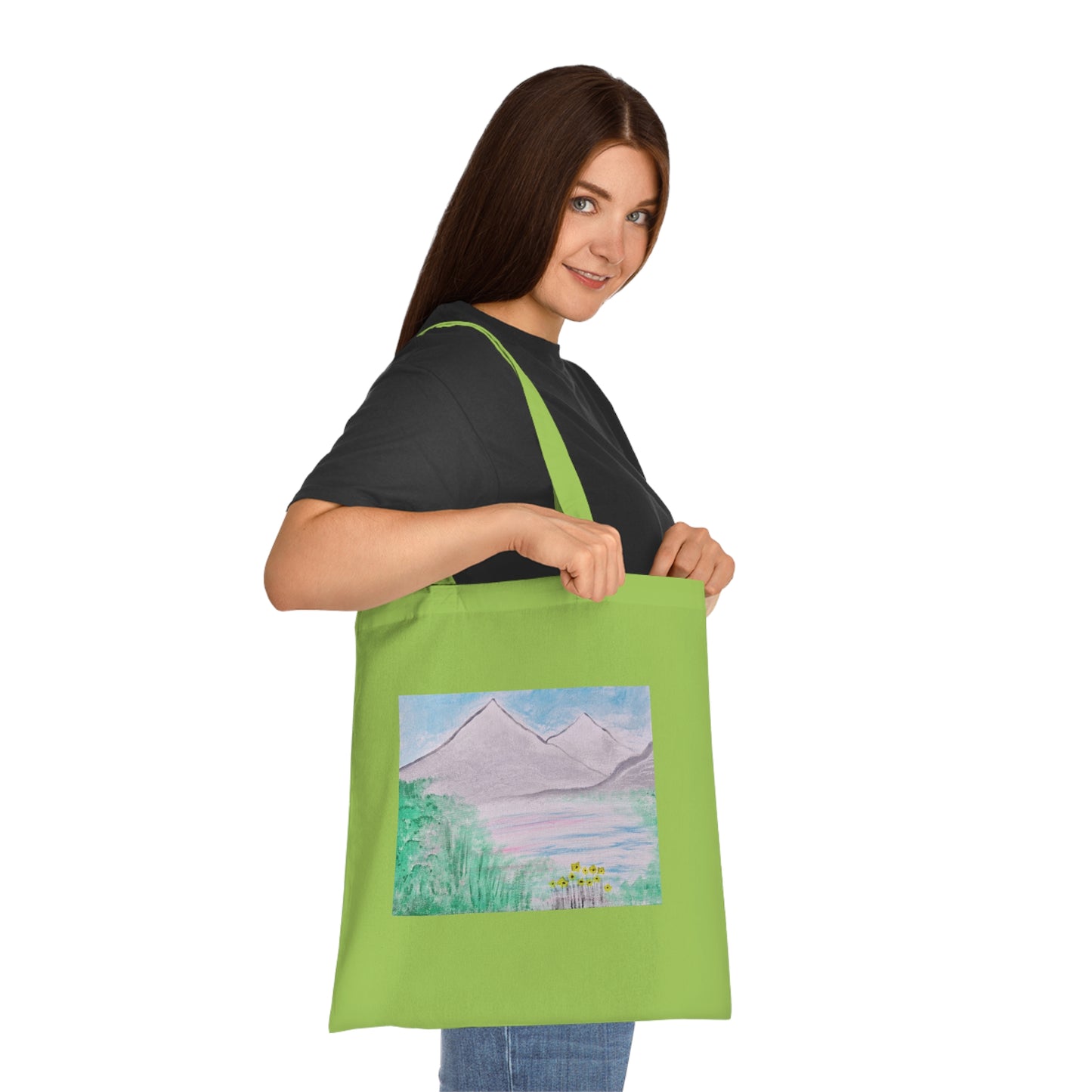 Moving Mountains Cotton Tote Bag