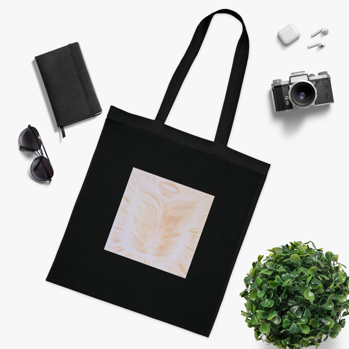 Golden Body of Christ Cotton Tote Bag