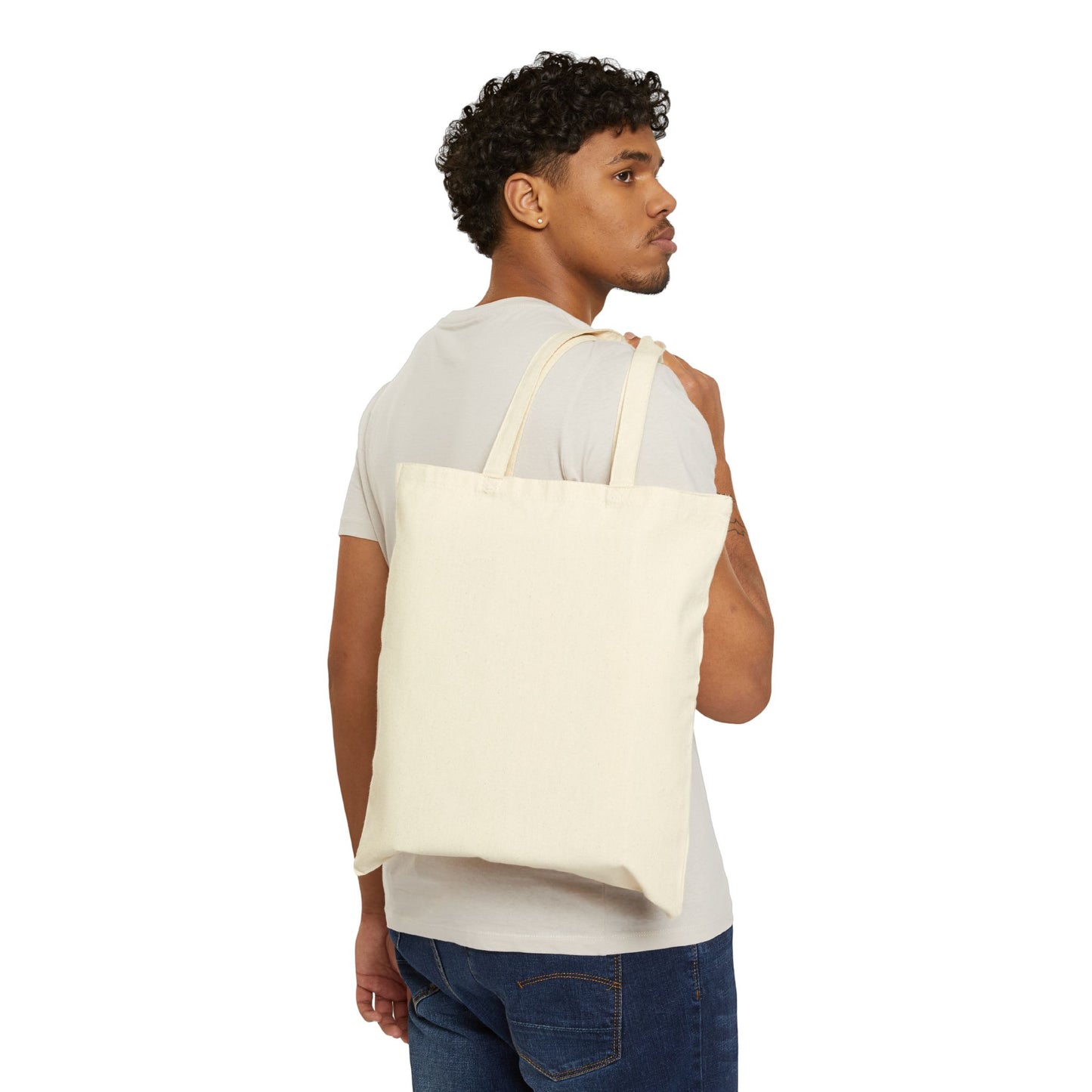 'Be Kind to Yourself' Cotton Canvas Tote Bag
