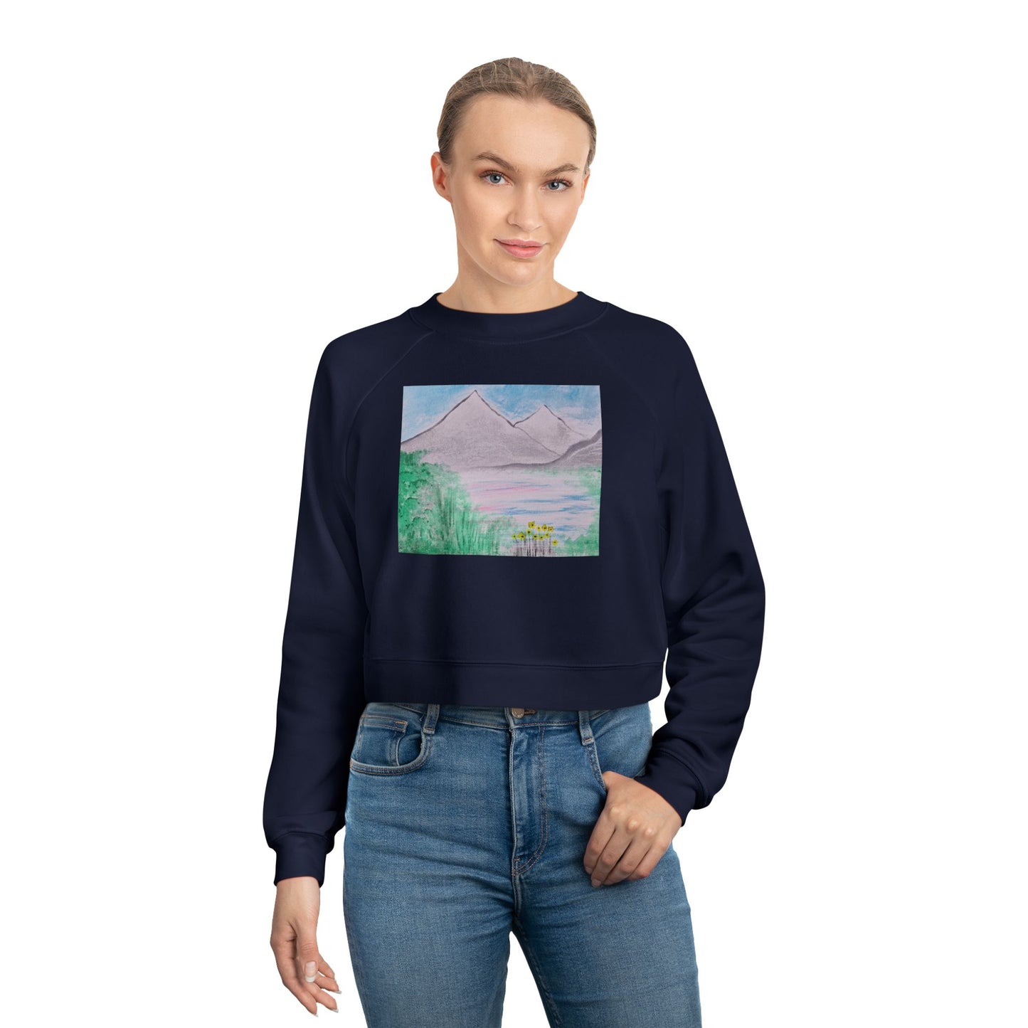 Moving Mountains Cropped Fleece