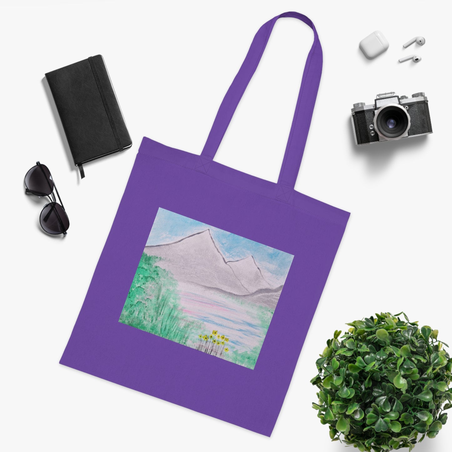 Moving Mountains Cotton Tote Bag