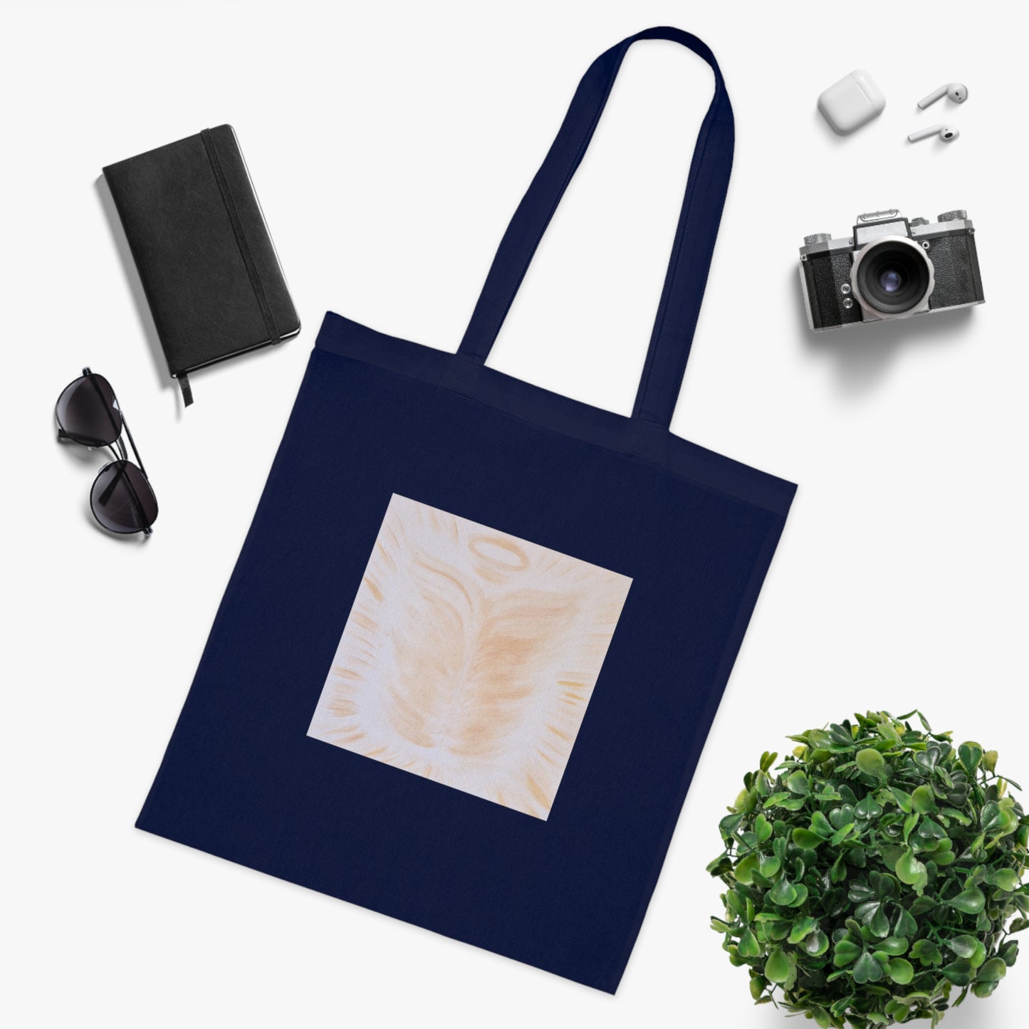Golden Body of Christ Cotton Tote Bag