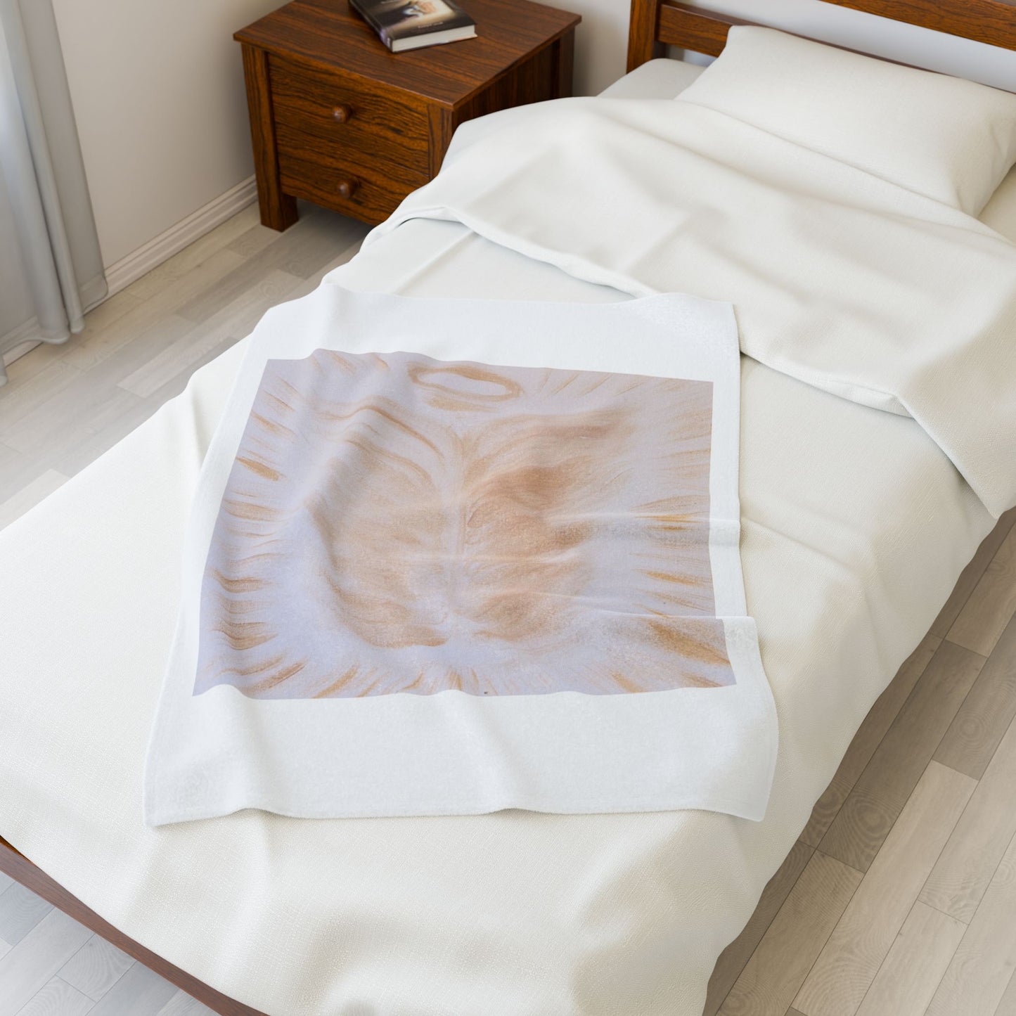 Golden Body of Christ Velveteen Plush Blanket