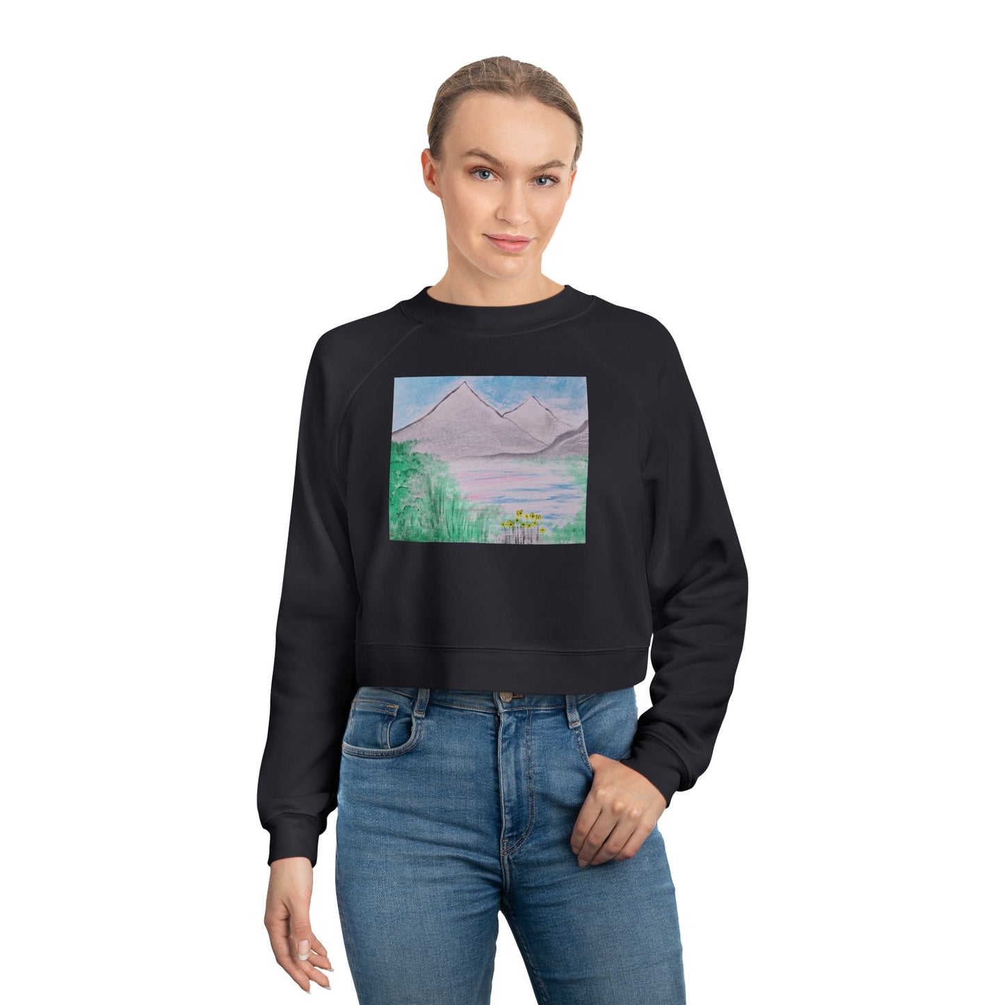 Moving Mountains Cropped Fleece