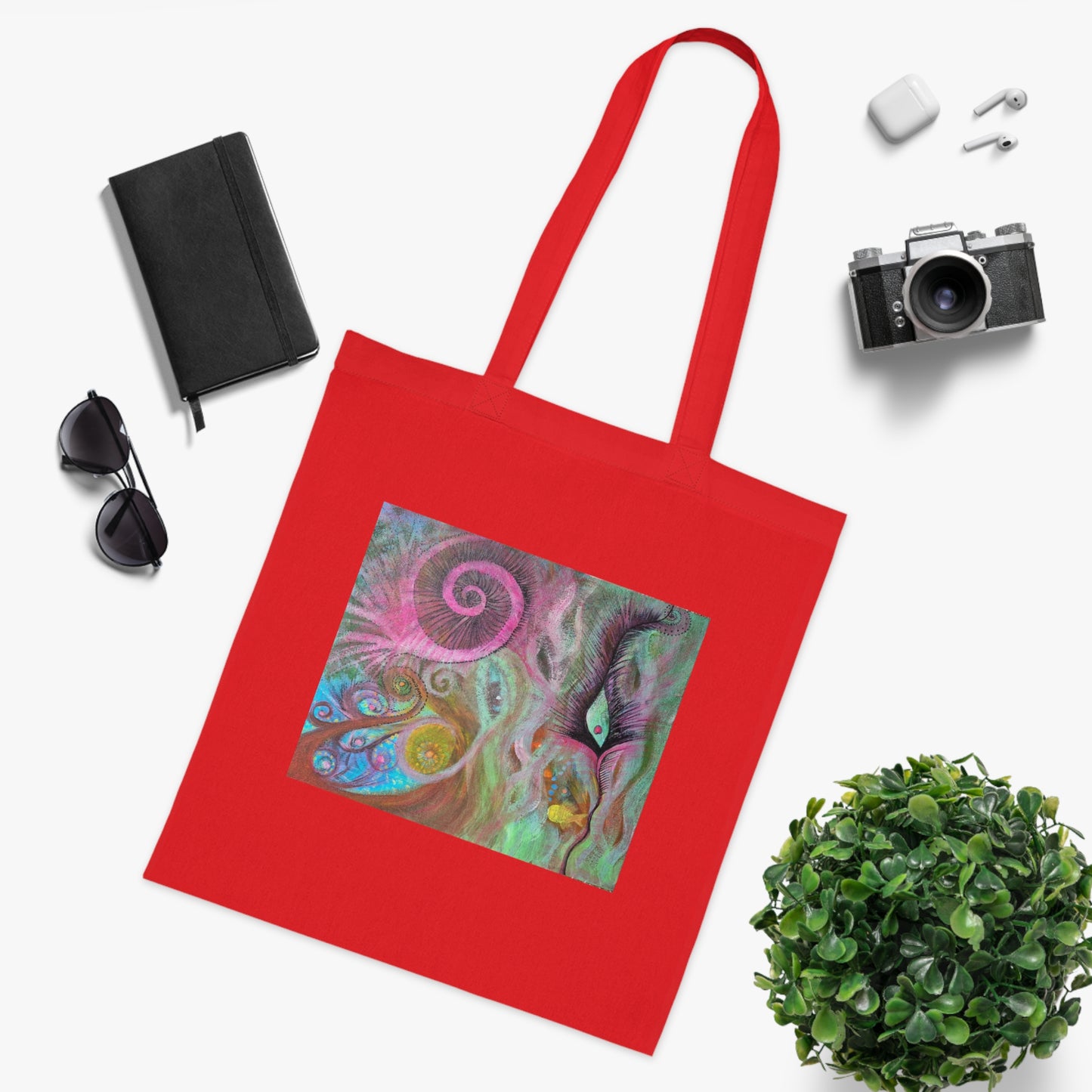 Feminine Freedom Cotton Tote Bag