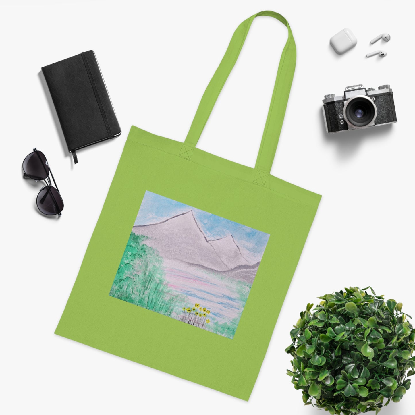 Moving Mountains Cotton Tote Bag
