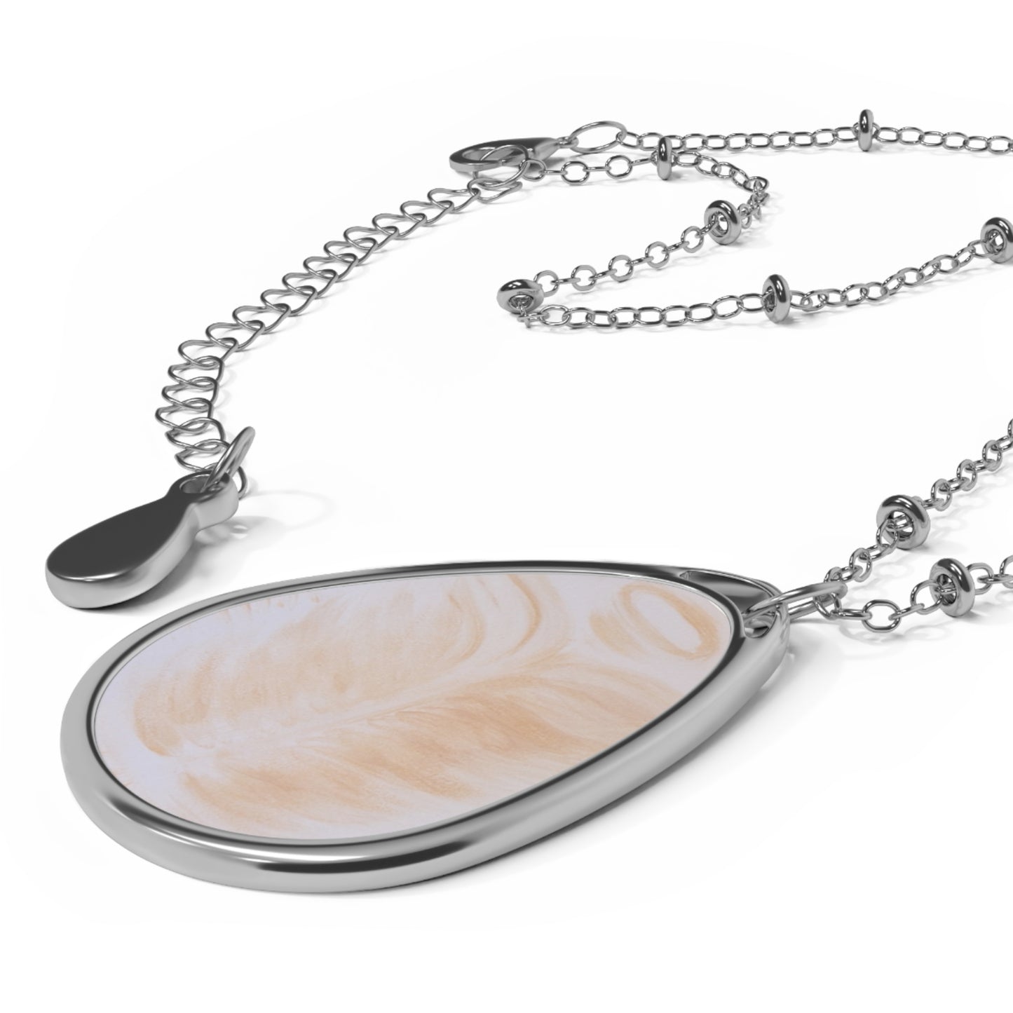 Golden Body of Christ: Oval Pendant