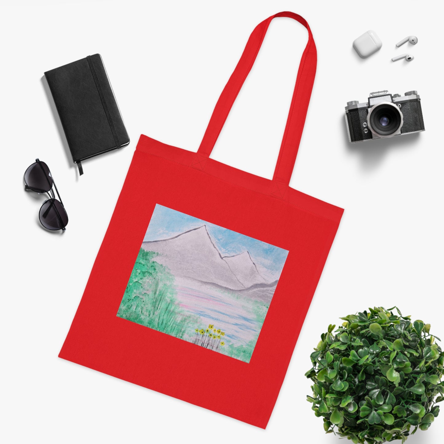 Moving Mountains Cotton Tote Bag