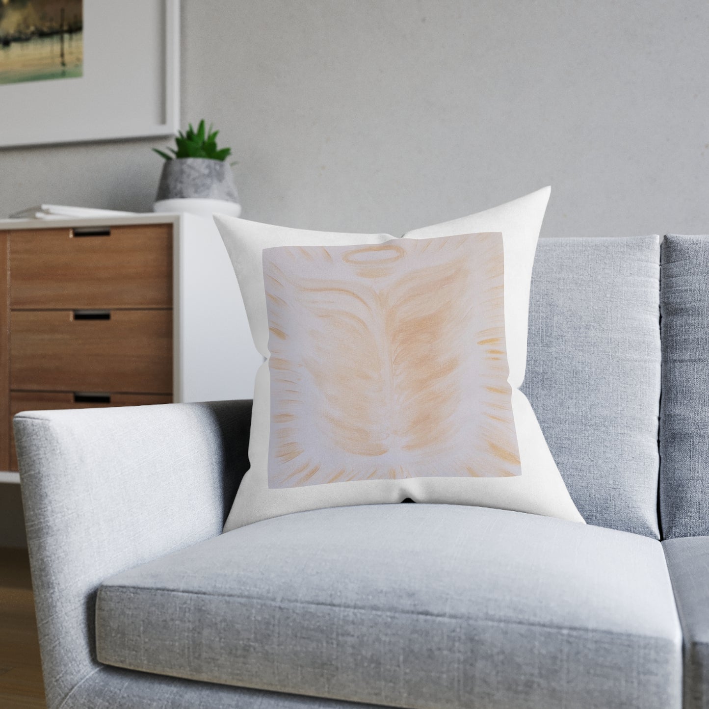 Golden Body of Christ Cushion