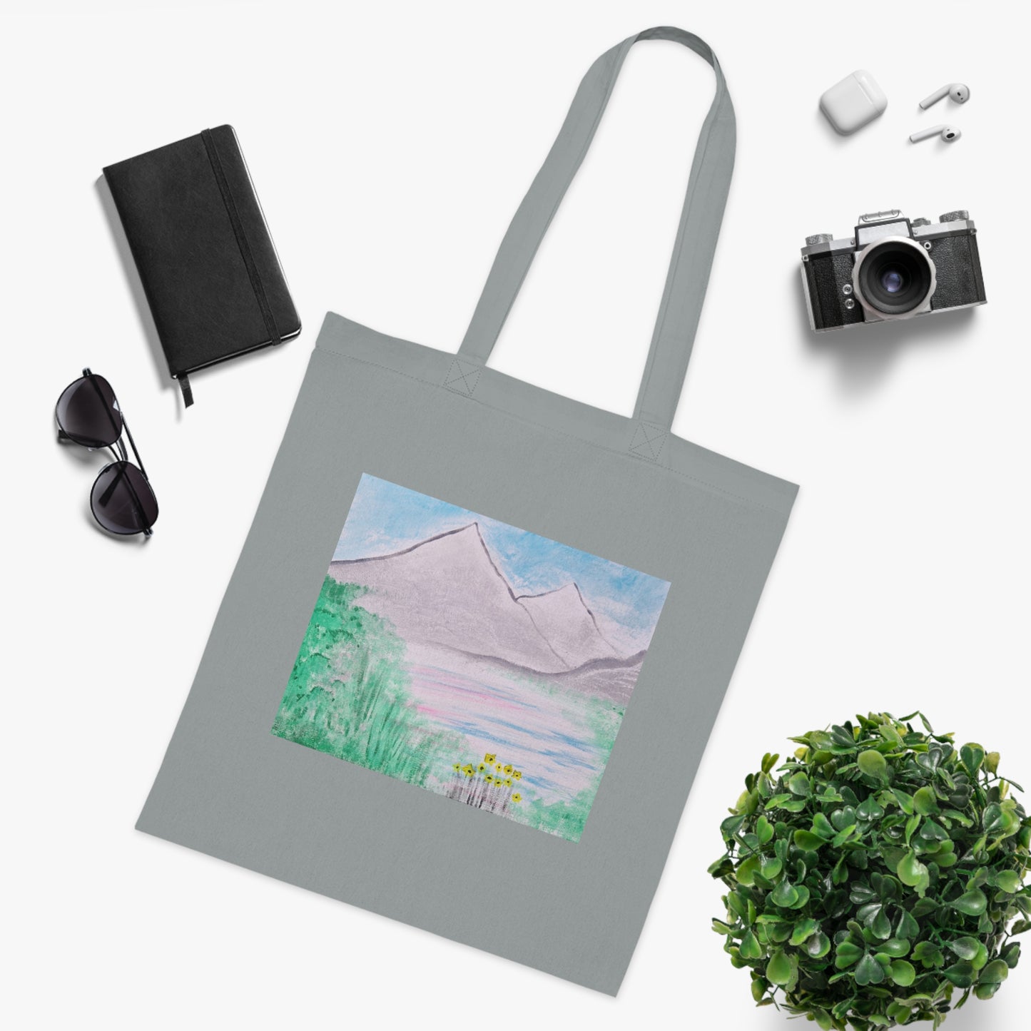 Moving Mountains Cotton Tote Bag
