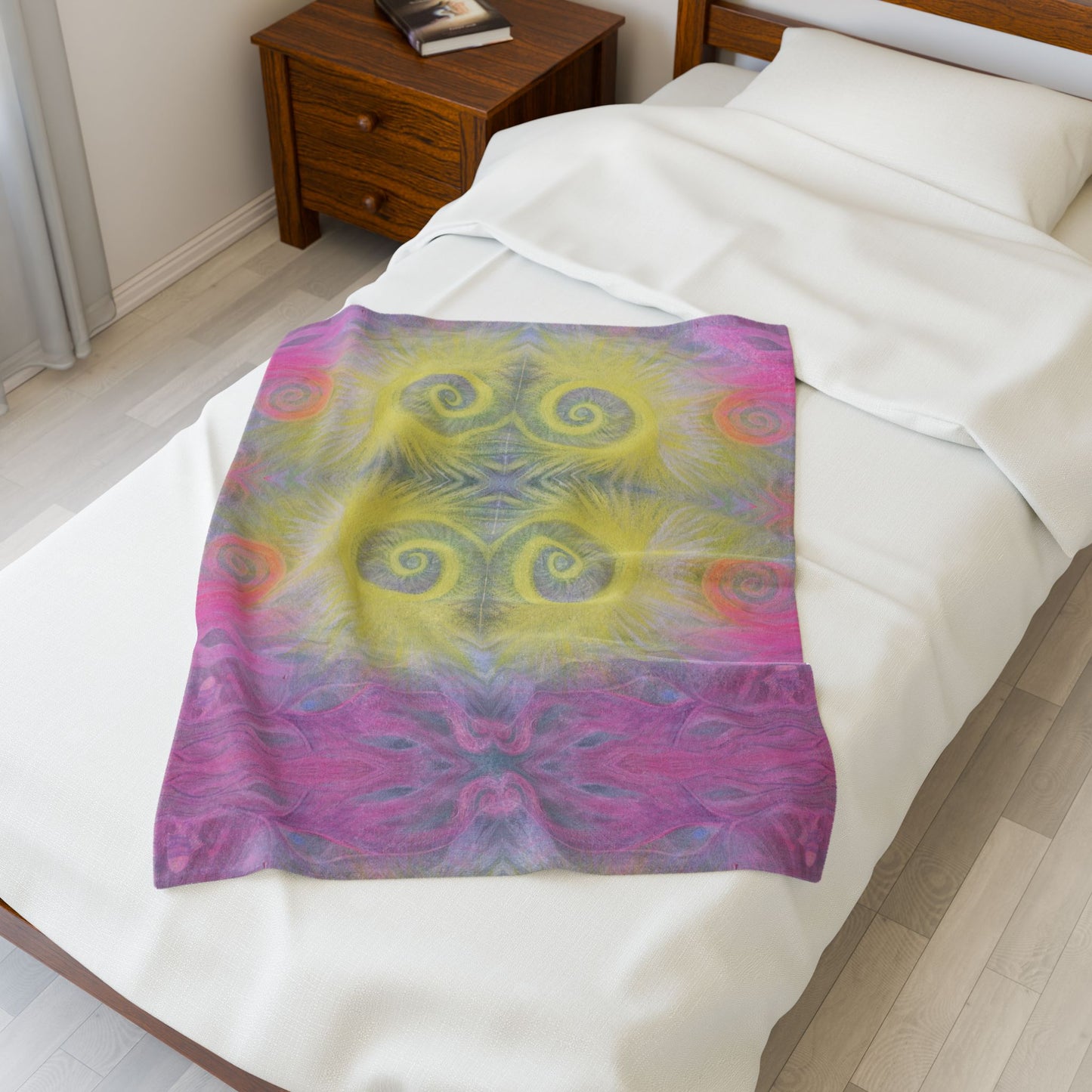 Christs Love Velveteen Plush Kaleidoscope Blanket