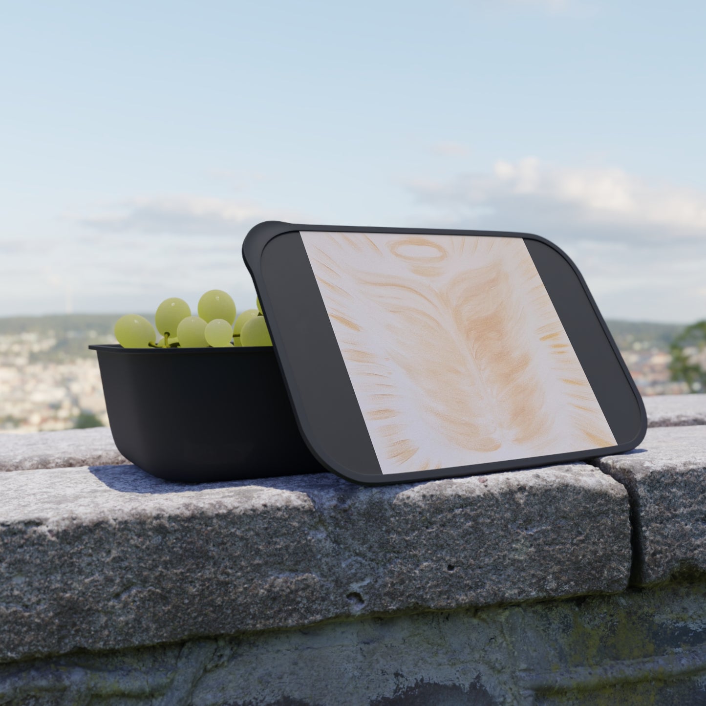 Golden Body of Christ | Eco-Friendly Lunch Container with Utensils