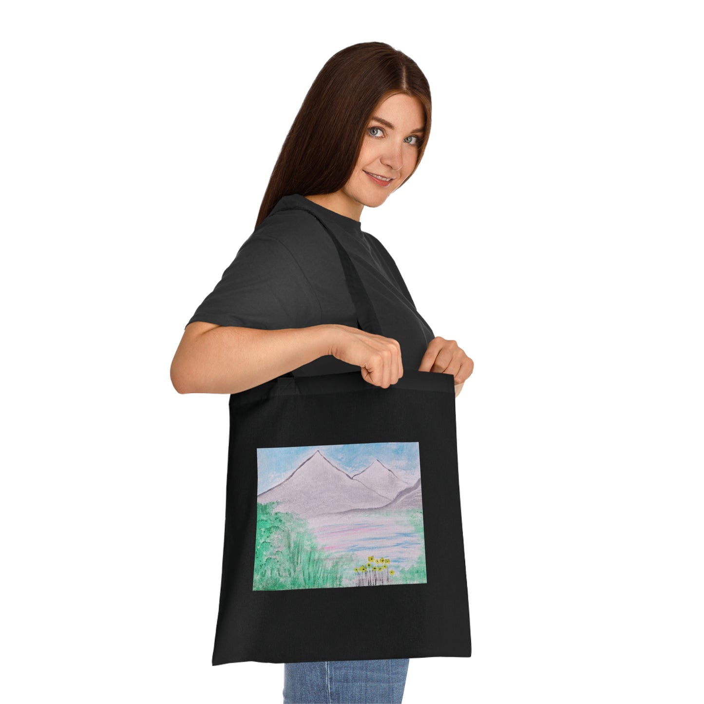 Moving Mountains Cotton Tote Bag