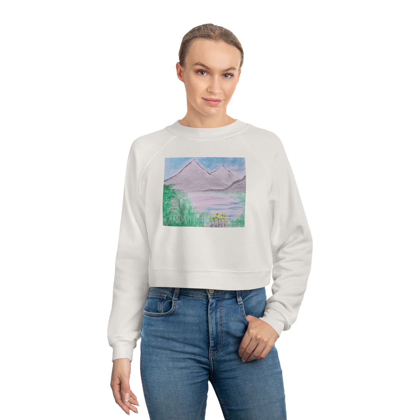 Moving Mountains Cropped Fleece