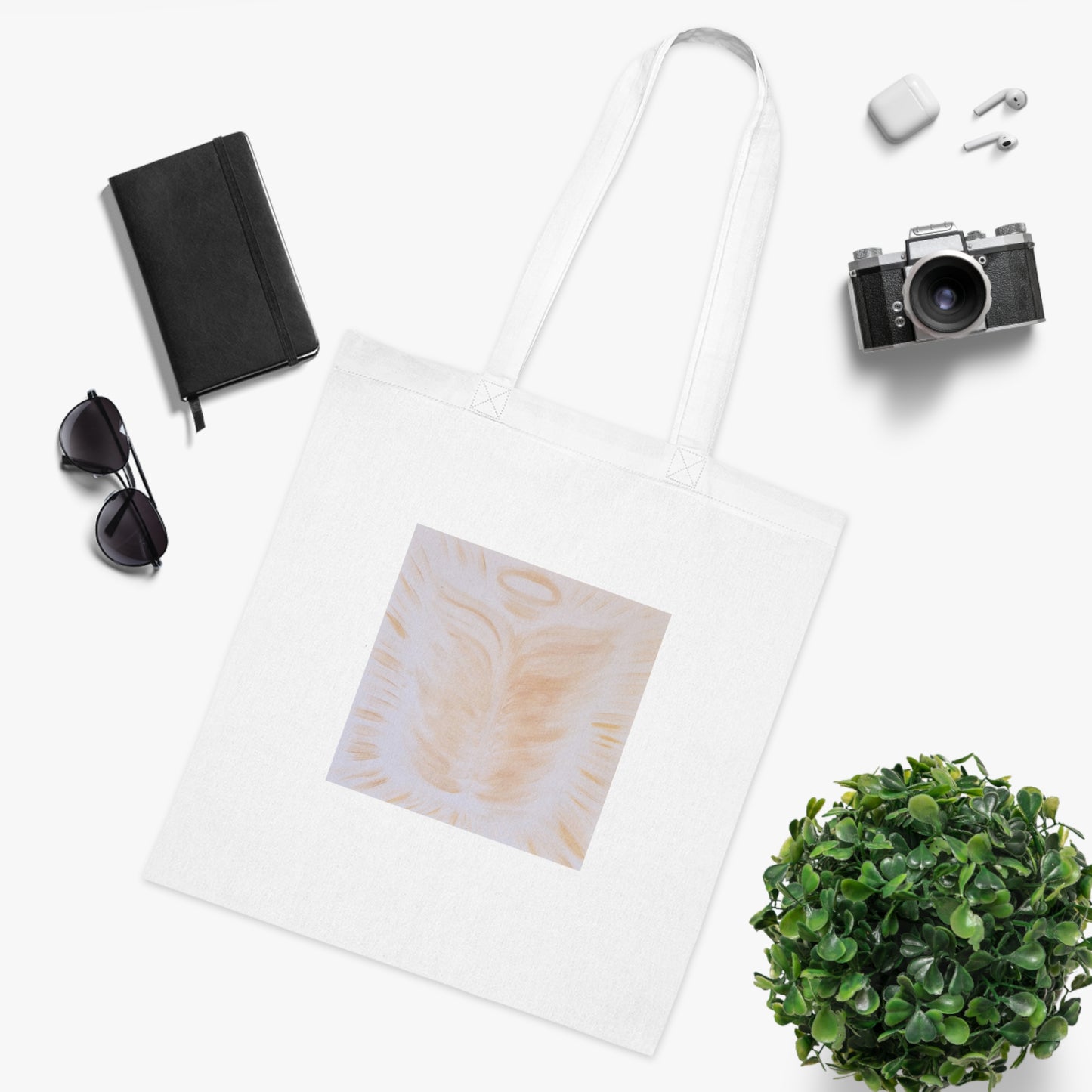 Golden Body of Christ Cotton Tote Bag
