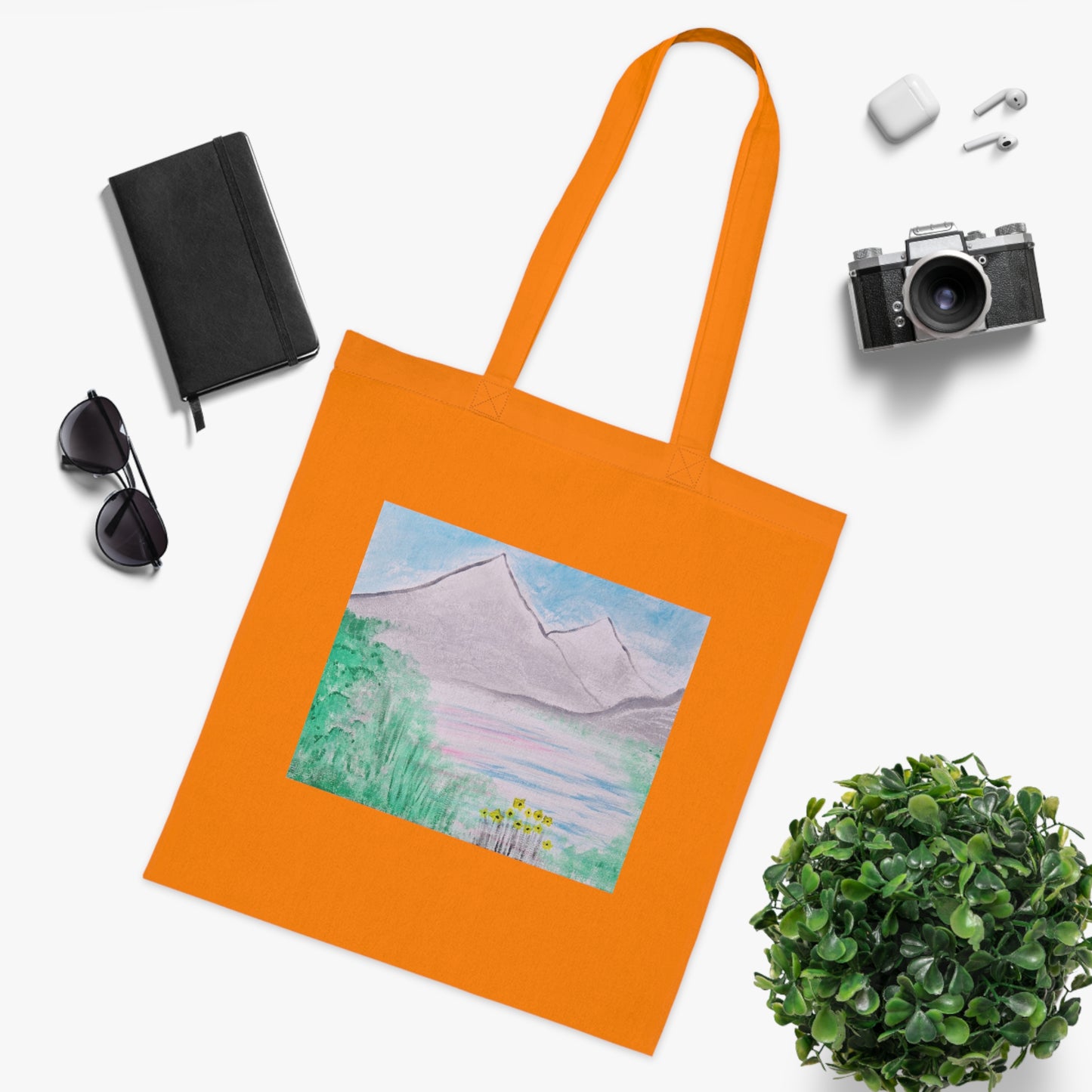 Moving Mountains Cotton Tote Bag