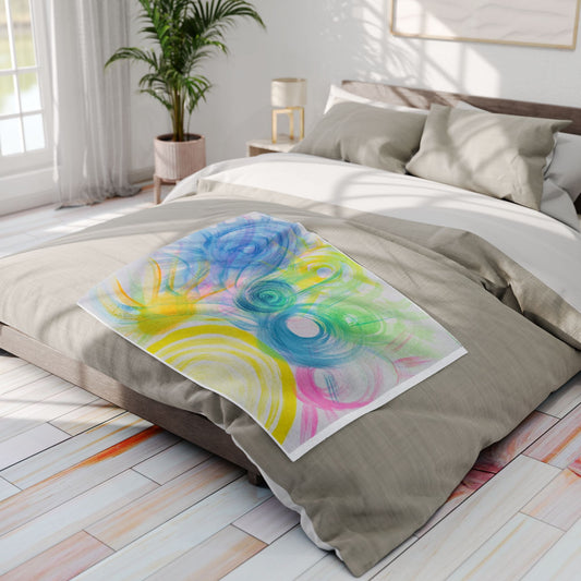 Celestial Heavenly Sounds Fleece Blanket