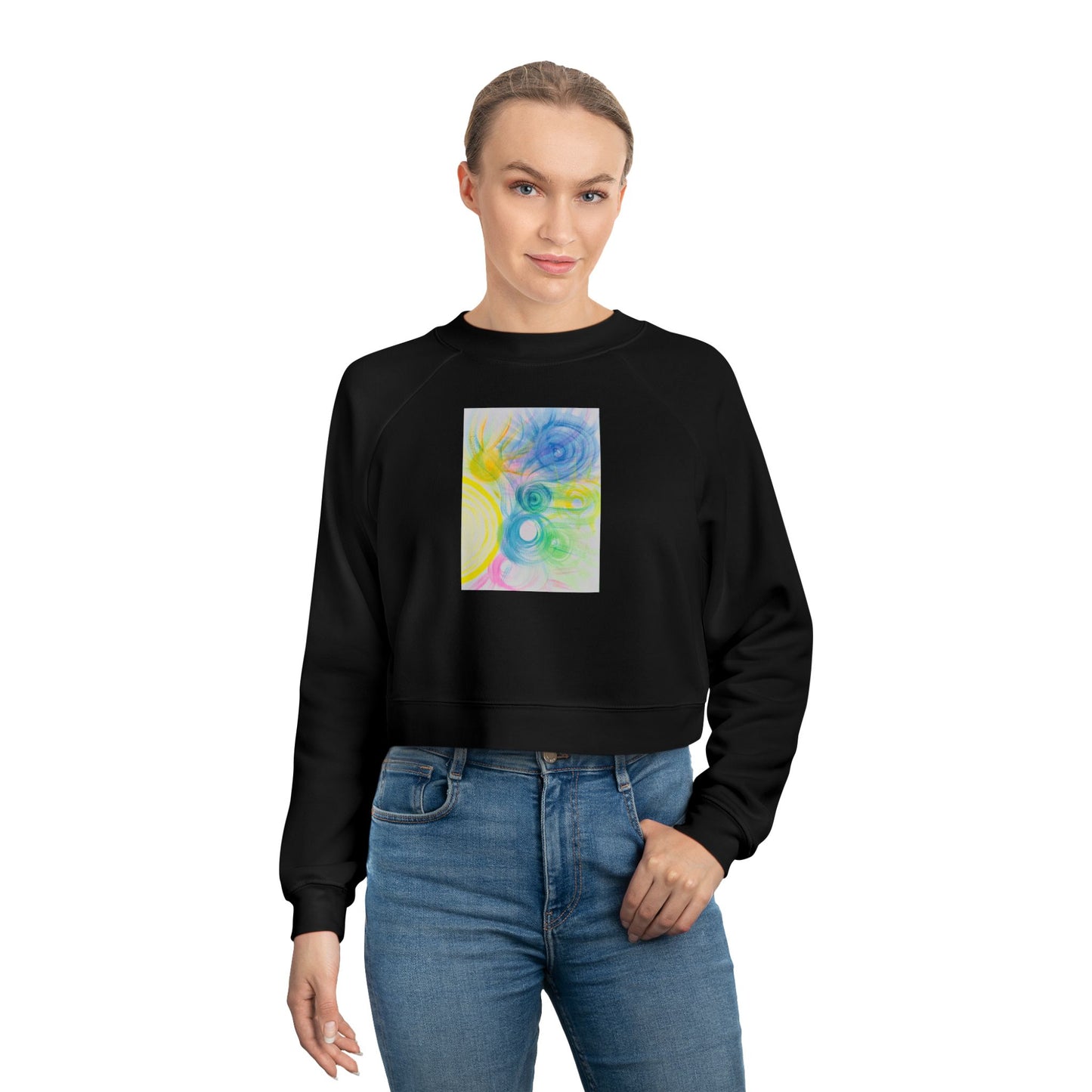 Celestial Heavenly Sounds Cropped Fleece