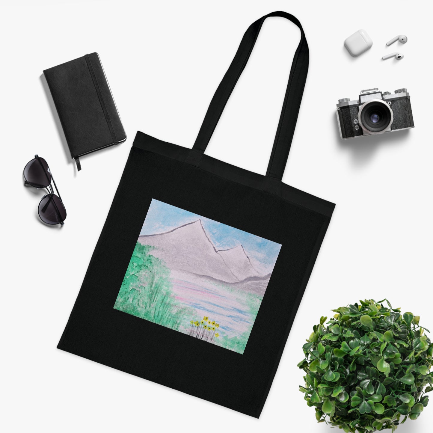 Moving Mountains Cotton Tote Bag