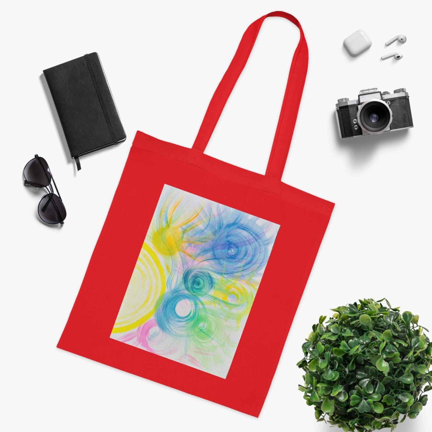 Celestial Heavenly Sounds Cotton Tote Bag