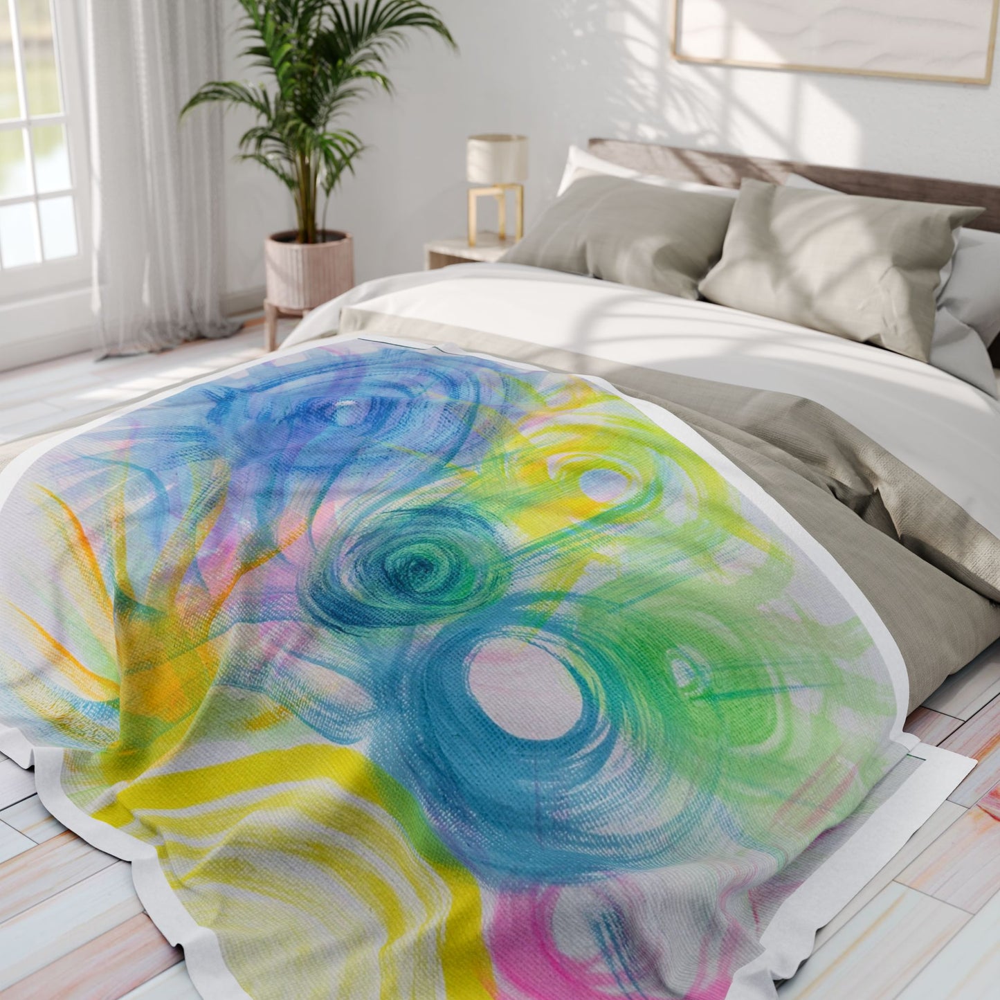 Celestial Heavenly Sounds Fleece Blanket