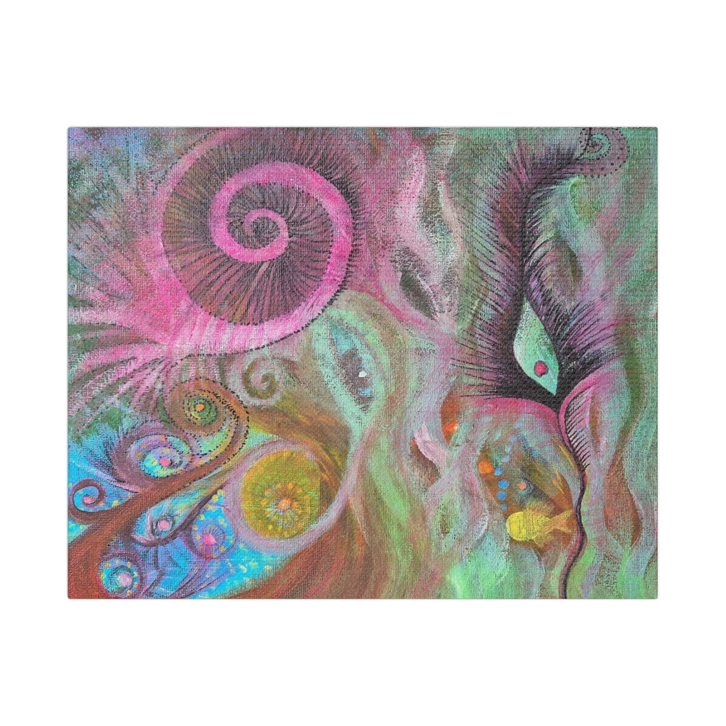 Feminine Freedom Satin Canvas 10" x 8"
