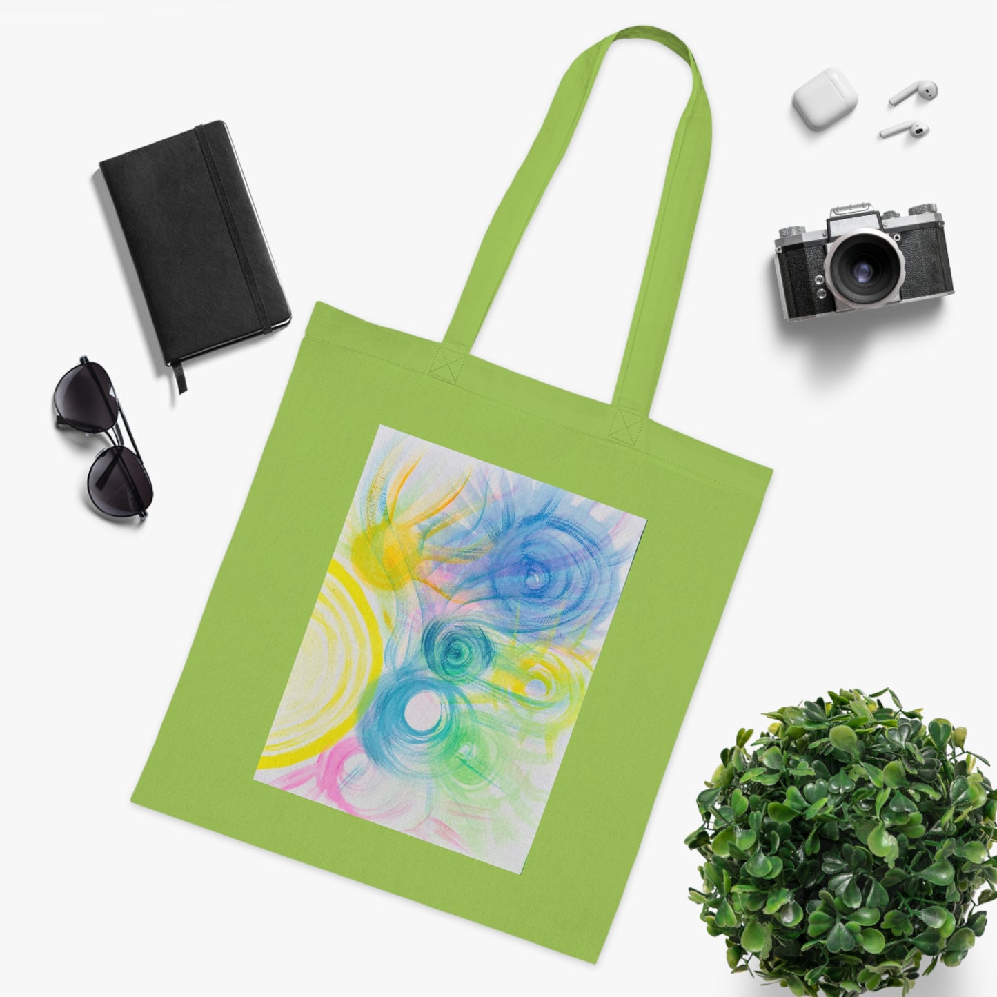 Celestial Heavenly Sounds Cotton Tote Bag