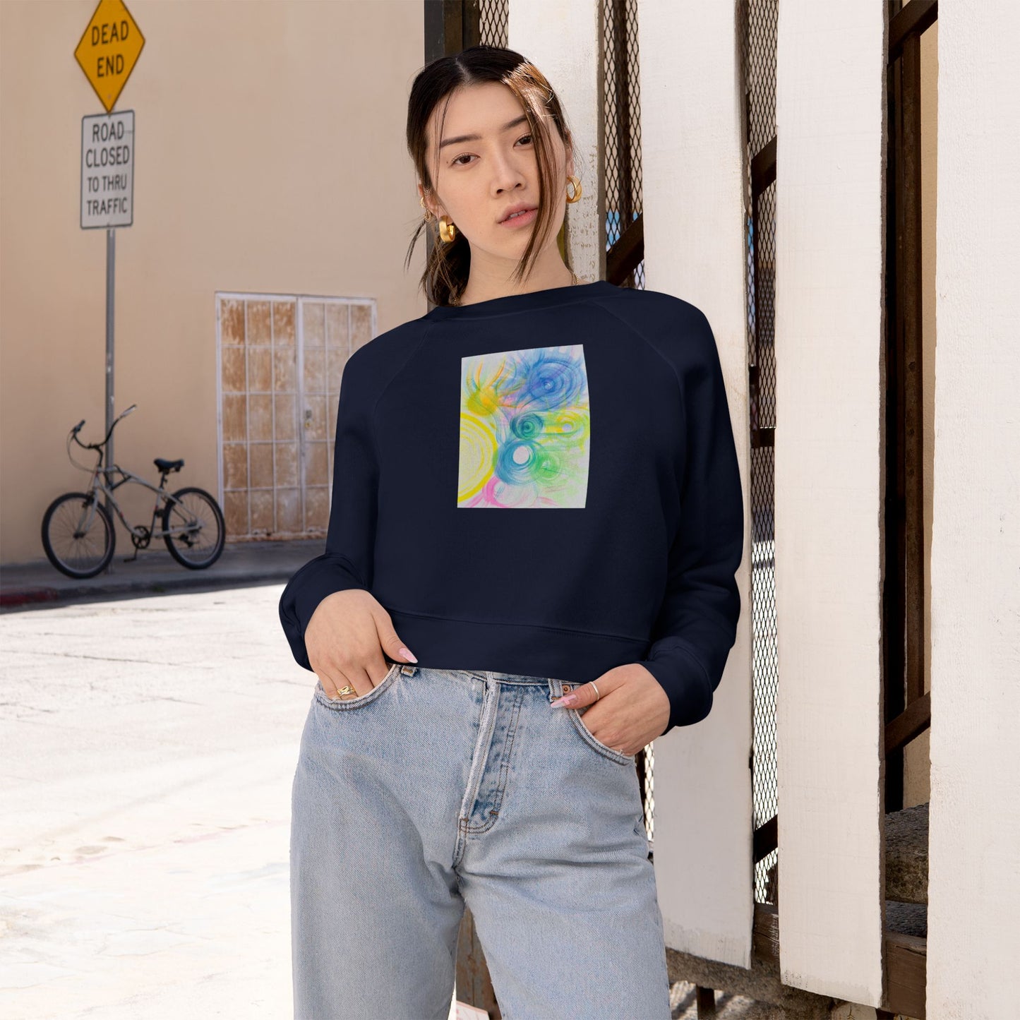 Celestial Heavenly Sounds Cropped Fleece