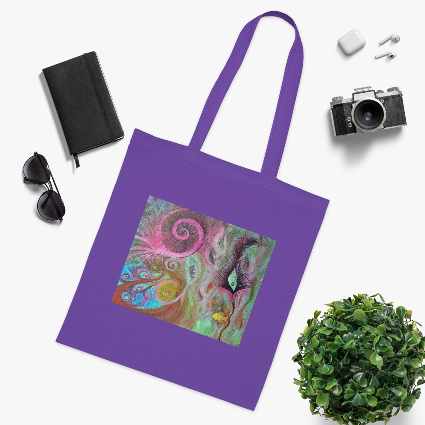 Feminine Freedom Cotton Tote Bag