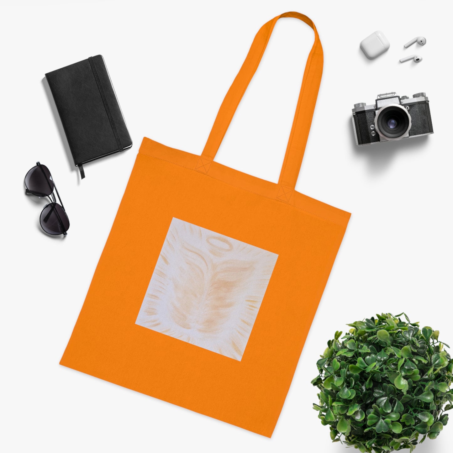 Golden Body of Christ Cotton Tote Bag