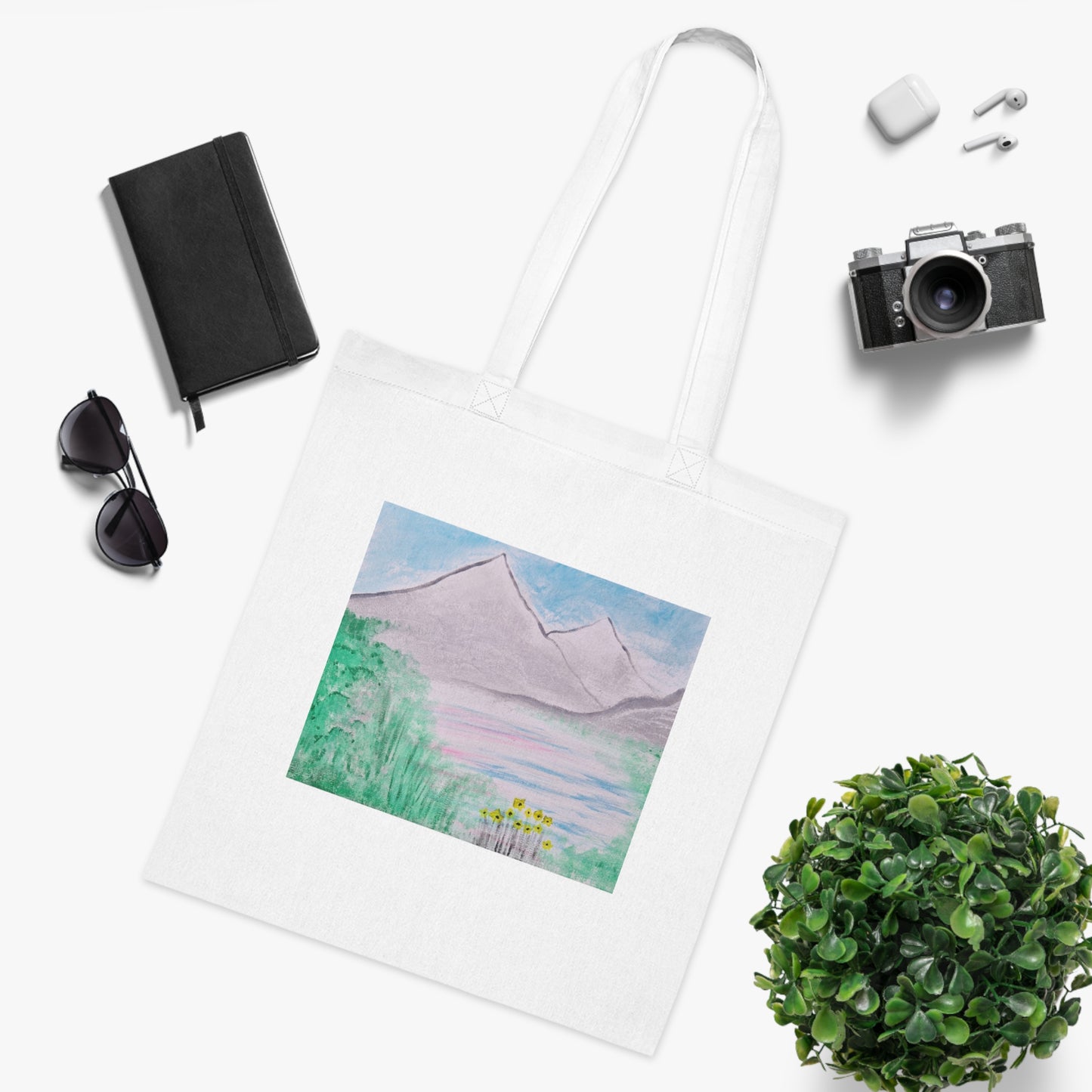 Moving Mountains Cotton Tote Bag