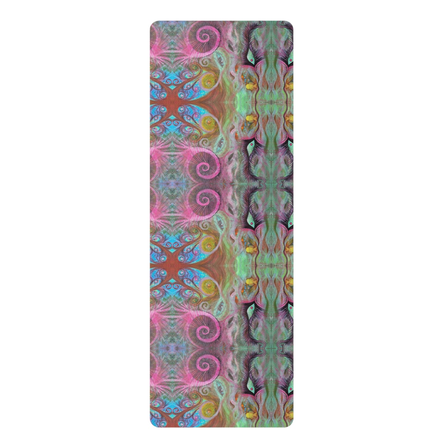 Feminine Freedom Kaleidoscope - Eco-Friendly Rubber Yoga Mat