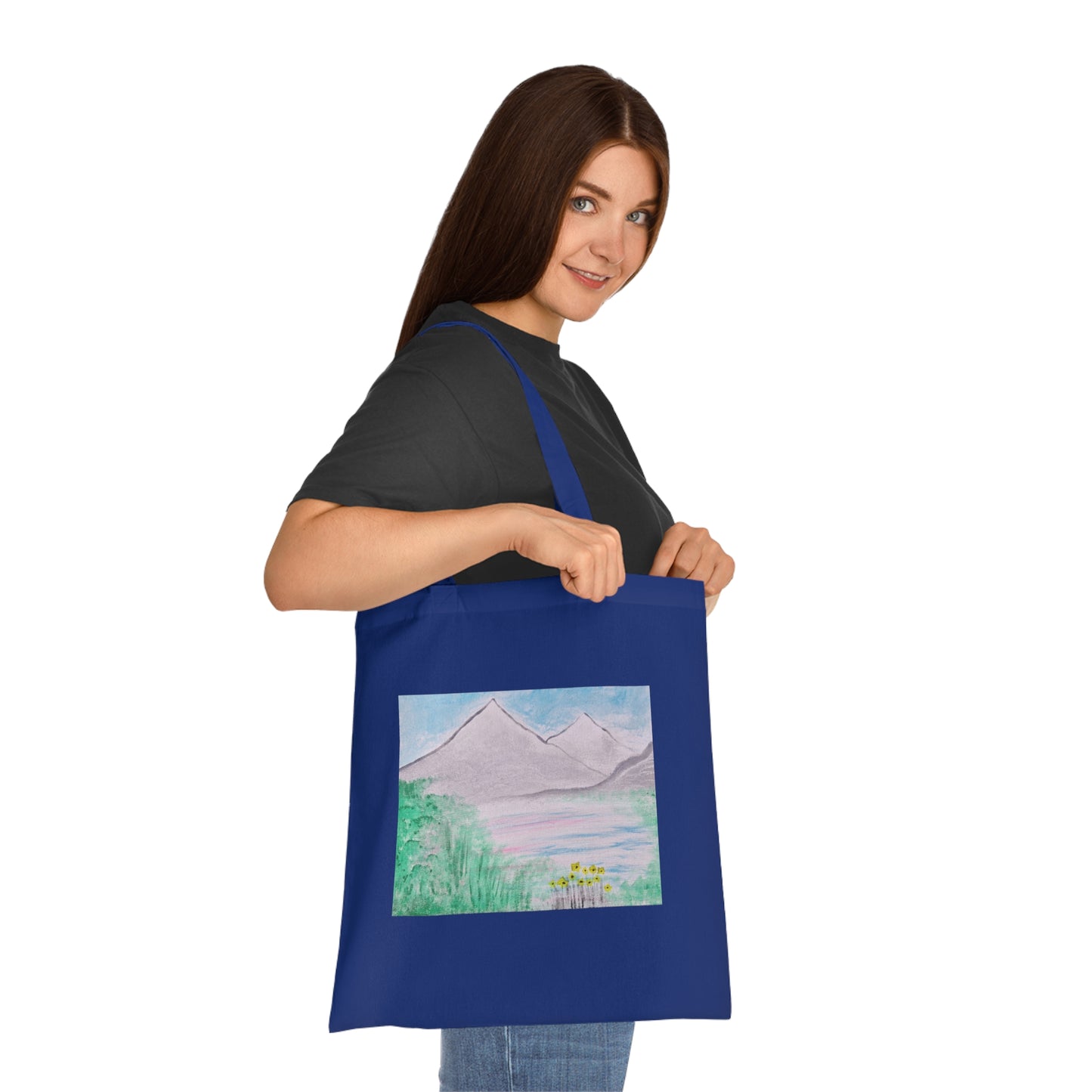 Moving Mountains Cotton Tote Bag