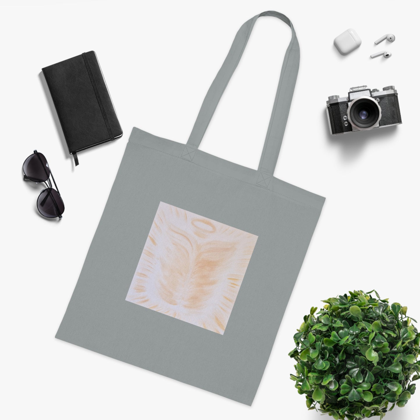 Golden Body of Christ Cotton Tote Bag