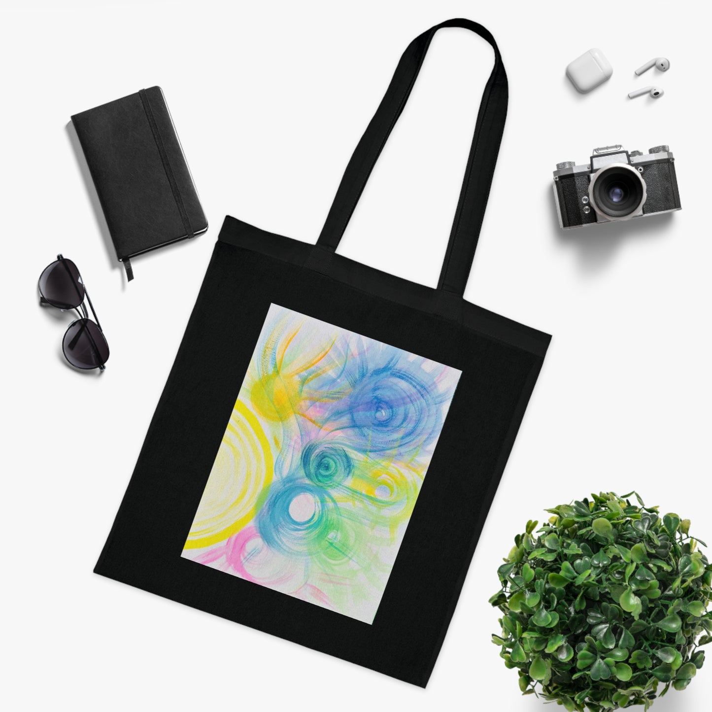 Celestial Heavenly Sounds Cotton Tote Bag