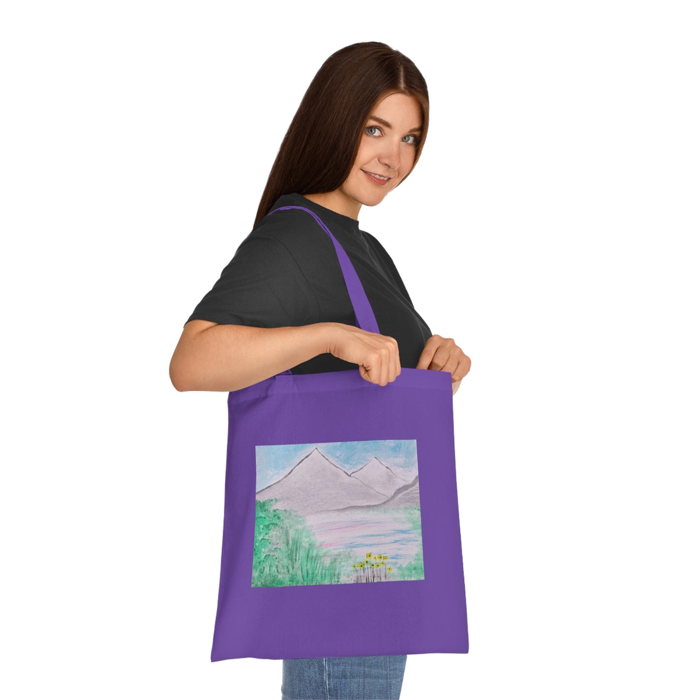 Moving Mountains Cotton Tote Bag