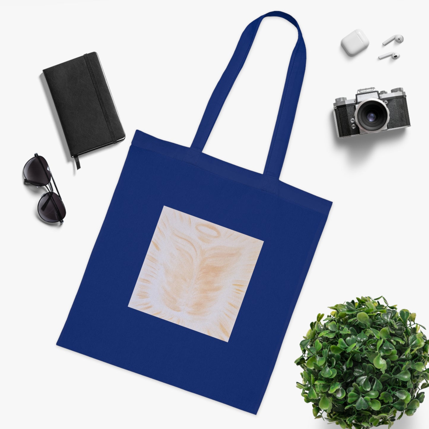 Golden Body of Christ Cotton Tote Bag