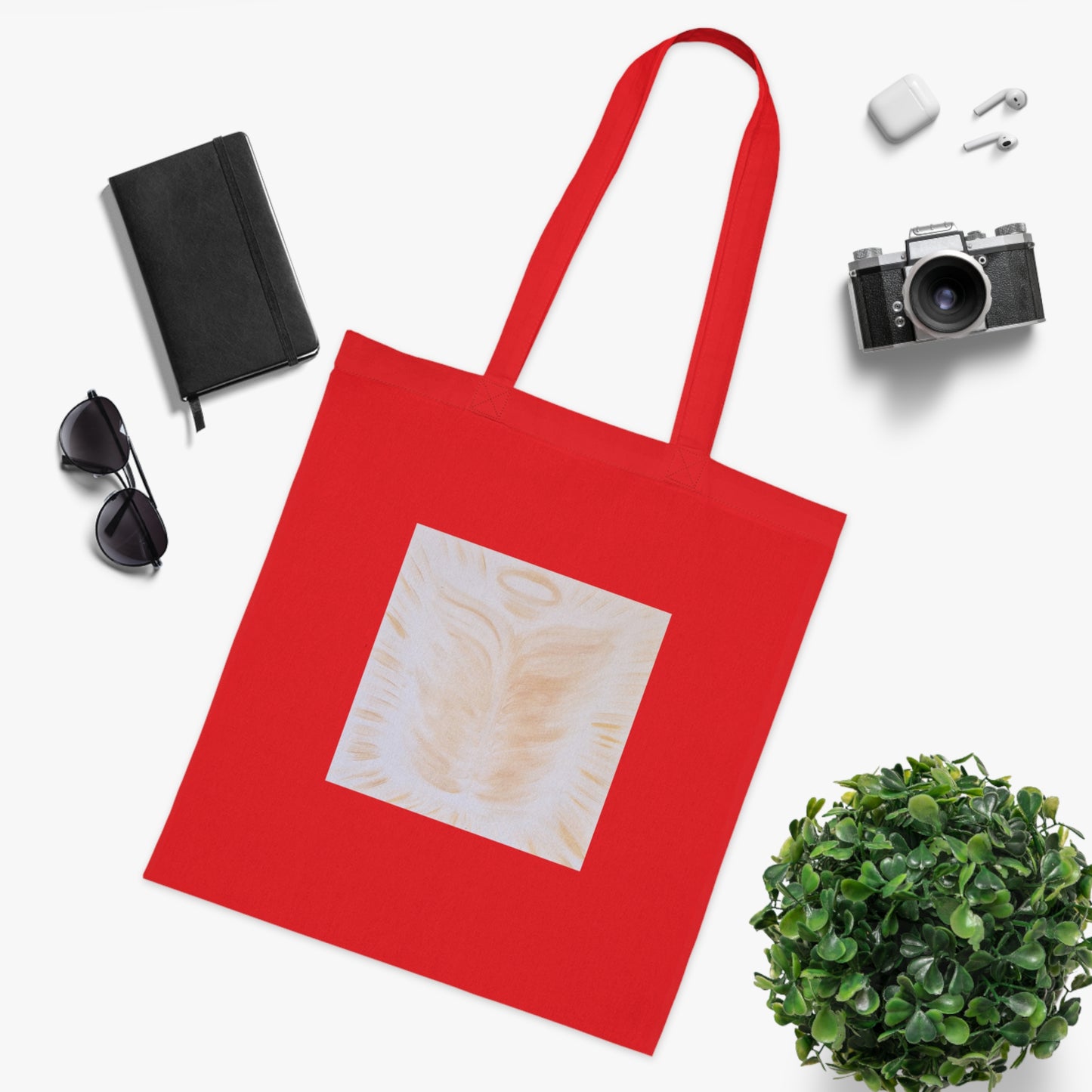 Golden Body of Christ Cotton Tote Bag