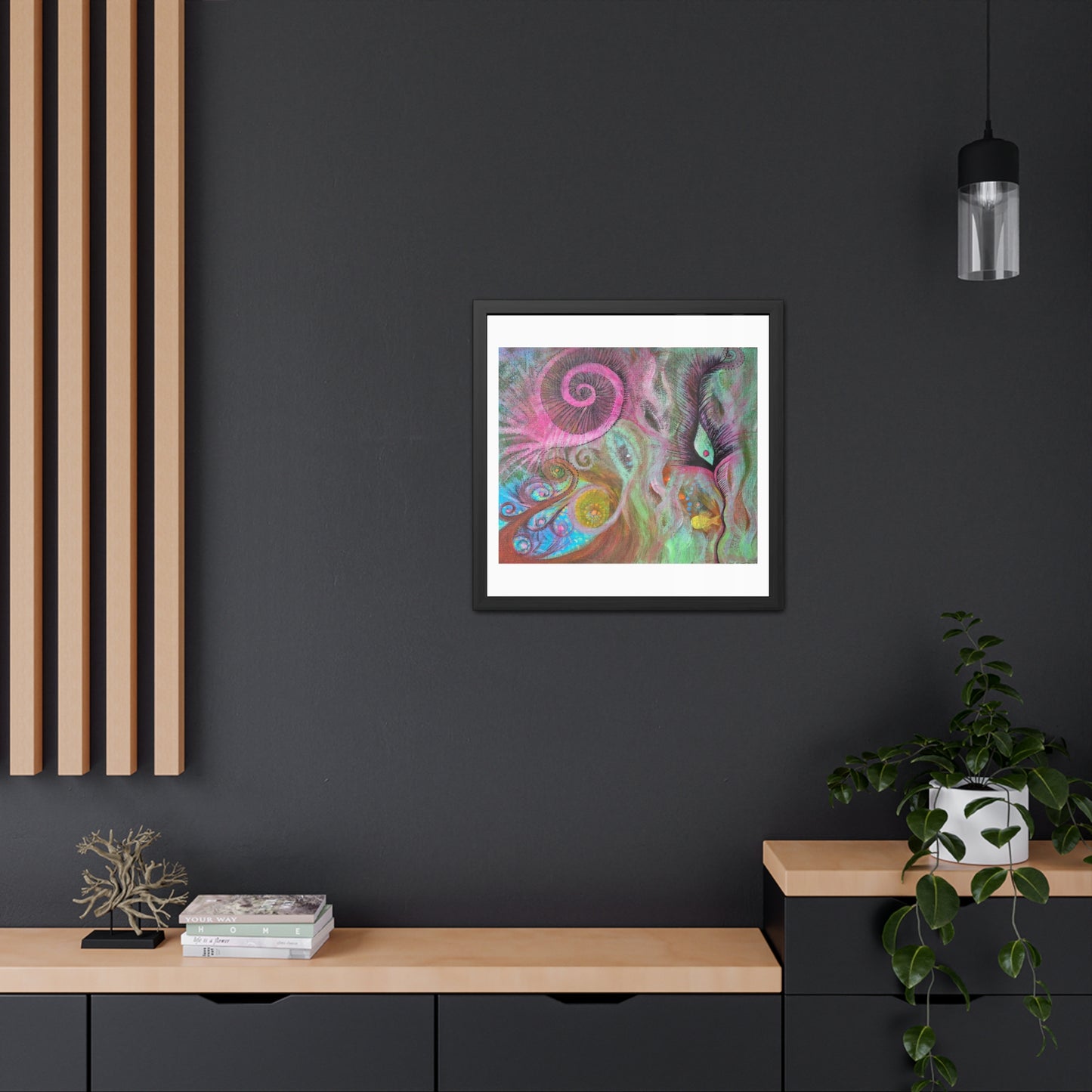 Feminine Freedom Print in Frame