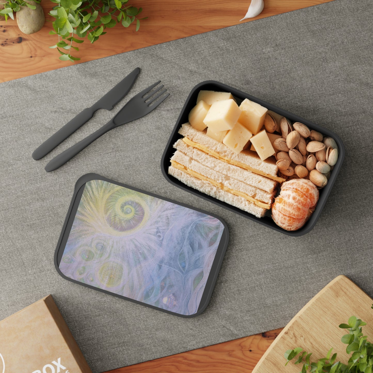 Divine Union | Eco-Friendly Lunch Container with Utensils