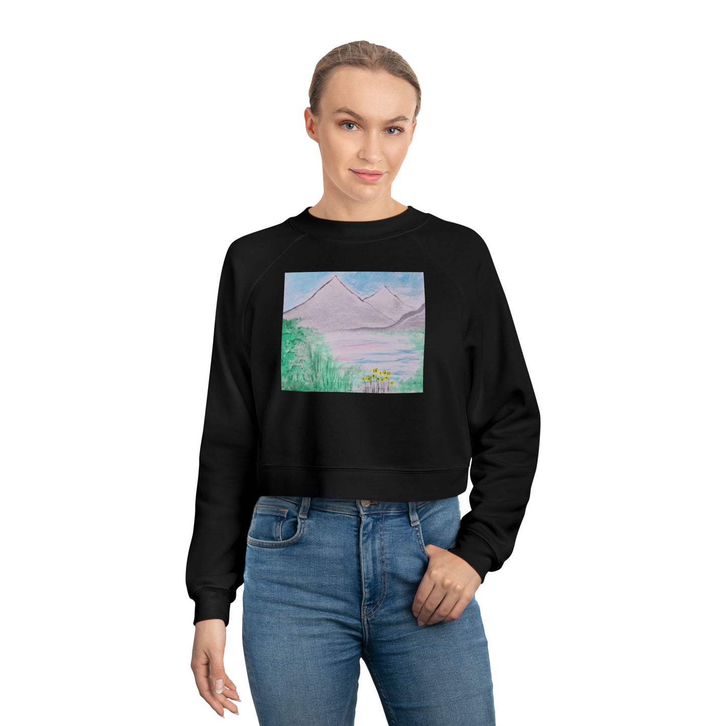Moving Mountains Cropped Fleece